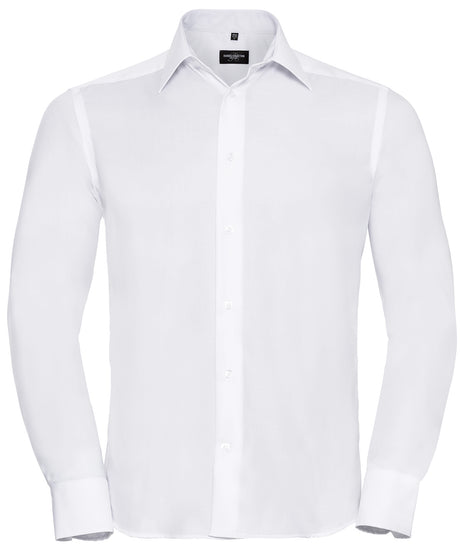 Russell Long Sleeve Tailored Ultimate Non-Iron Shirt