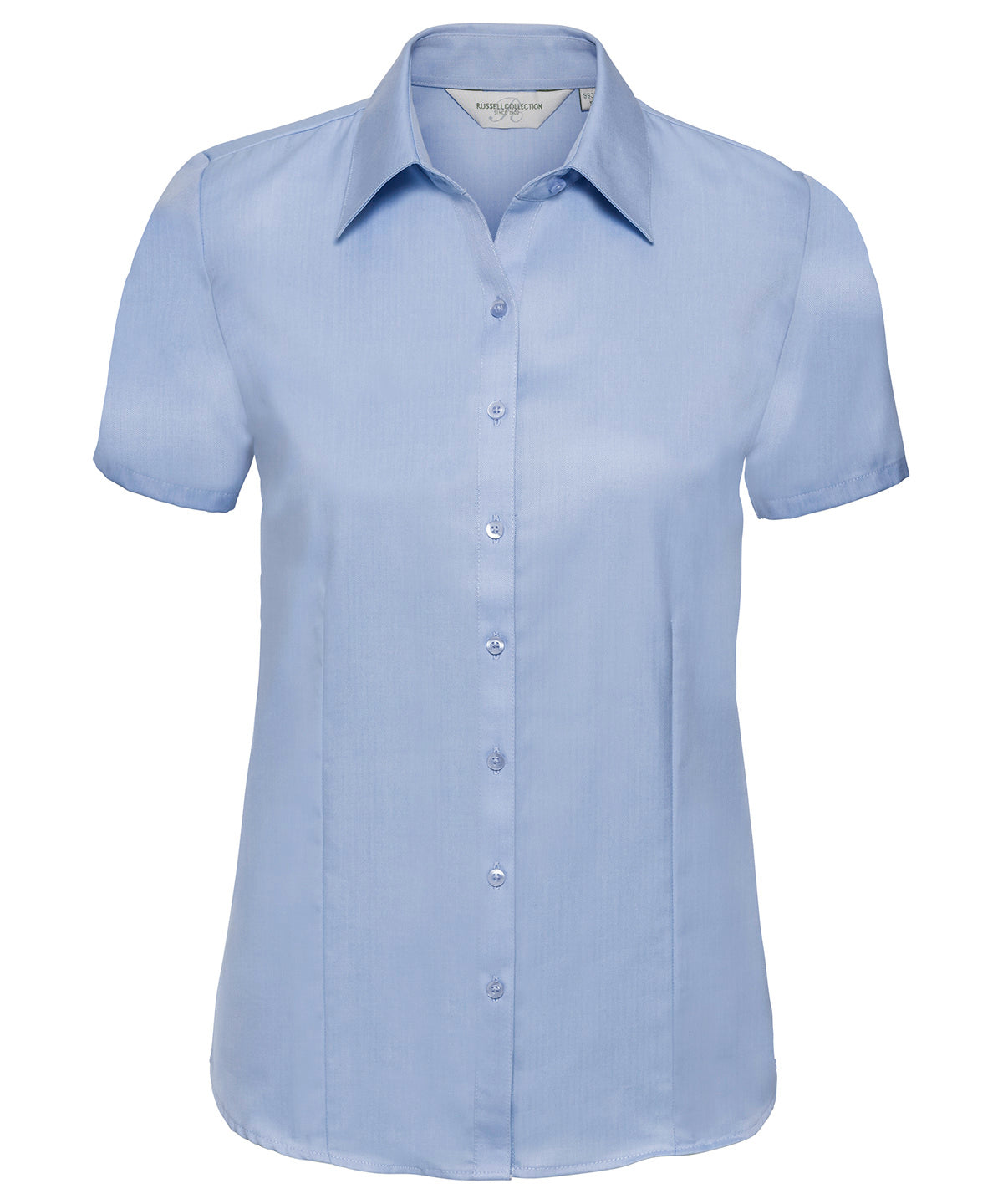 Russell Women'S Short Sleeve Herringbone Shirt