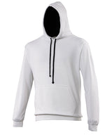 AWDis Varsity Hoodie Unisex - Arctic White/French Navy / S / hoodie - Hoodies