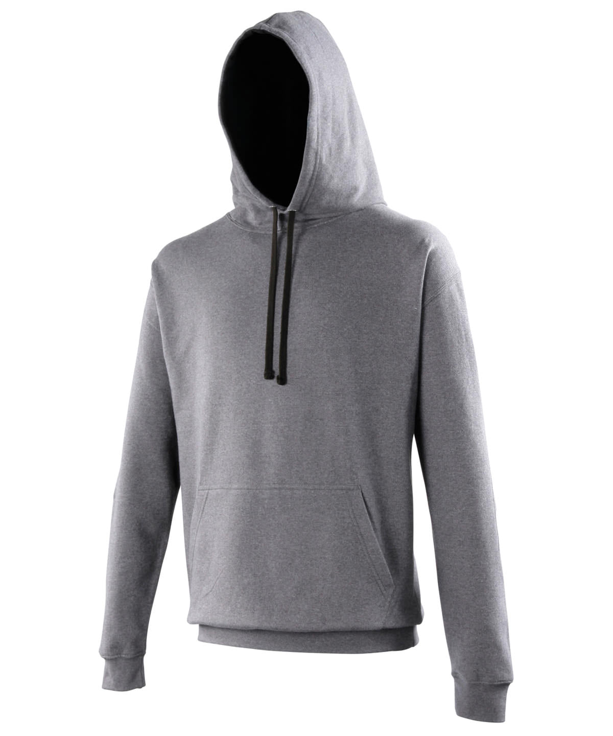 AWDis Varsity hoodie Charcoal/Jet Black
