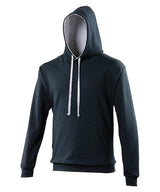 AWDis Varsity Hoodie Unisex - New French Navy/Heather Grey / XS / hoodie - Hoodies