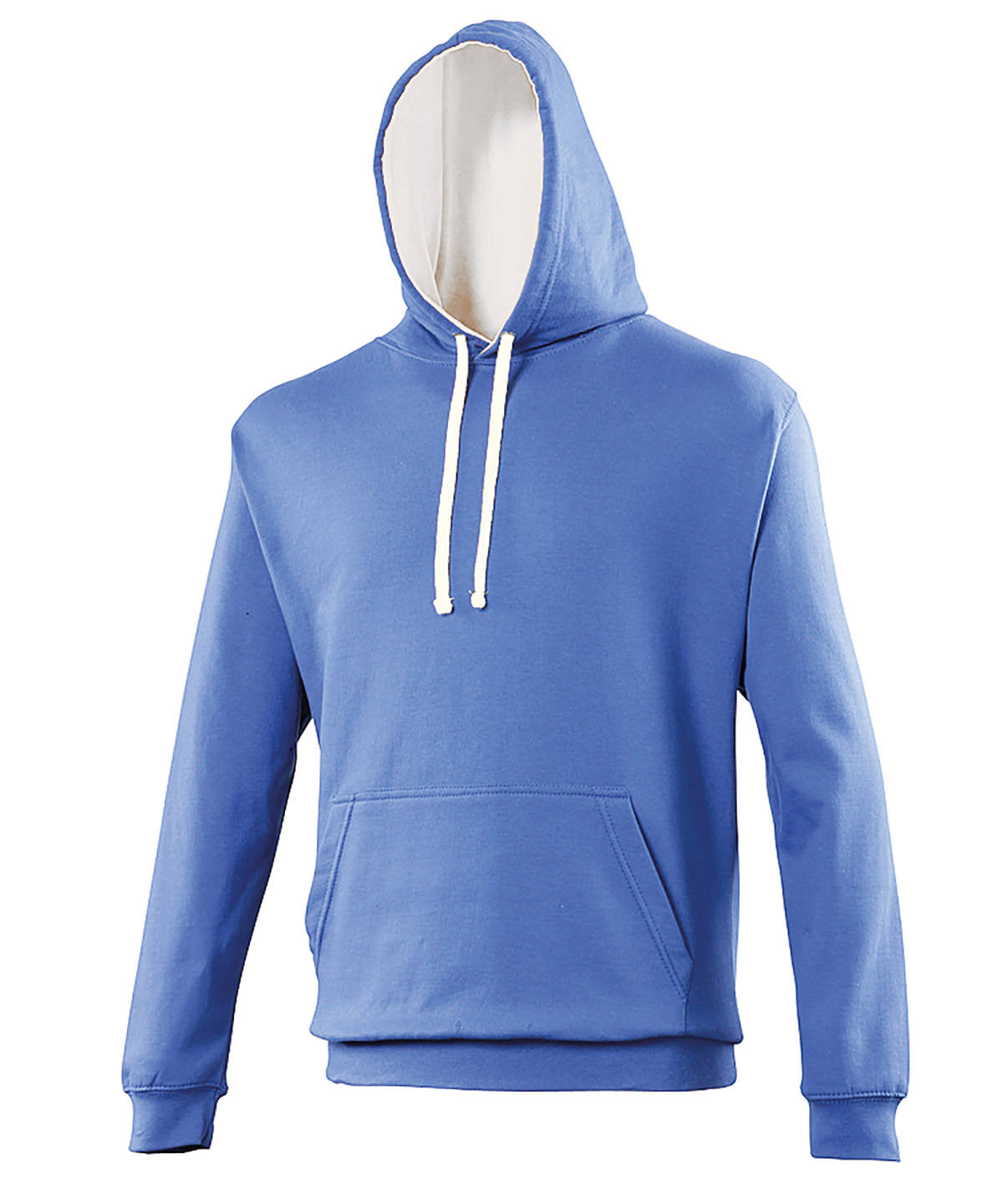 AWDis Varsity hoodie Royal Blue/Arctic White
