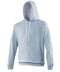 AWDis Varsity hoodie Sky/Arctic White
