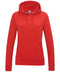AWDis Womens College Hoodie Fire Red