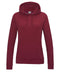 AWDis Womens College Hoodie Red Hot Chilli