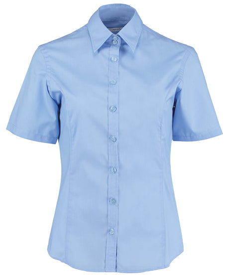 Kustom Kit Business blouse short-sleeved