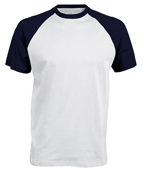 Kariban Baseball Short-sleeved two-tone T-shirt