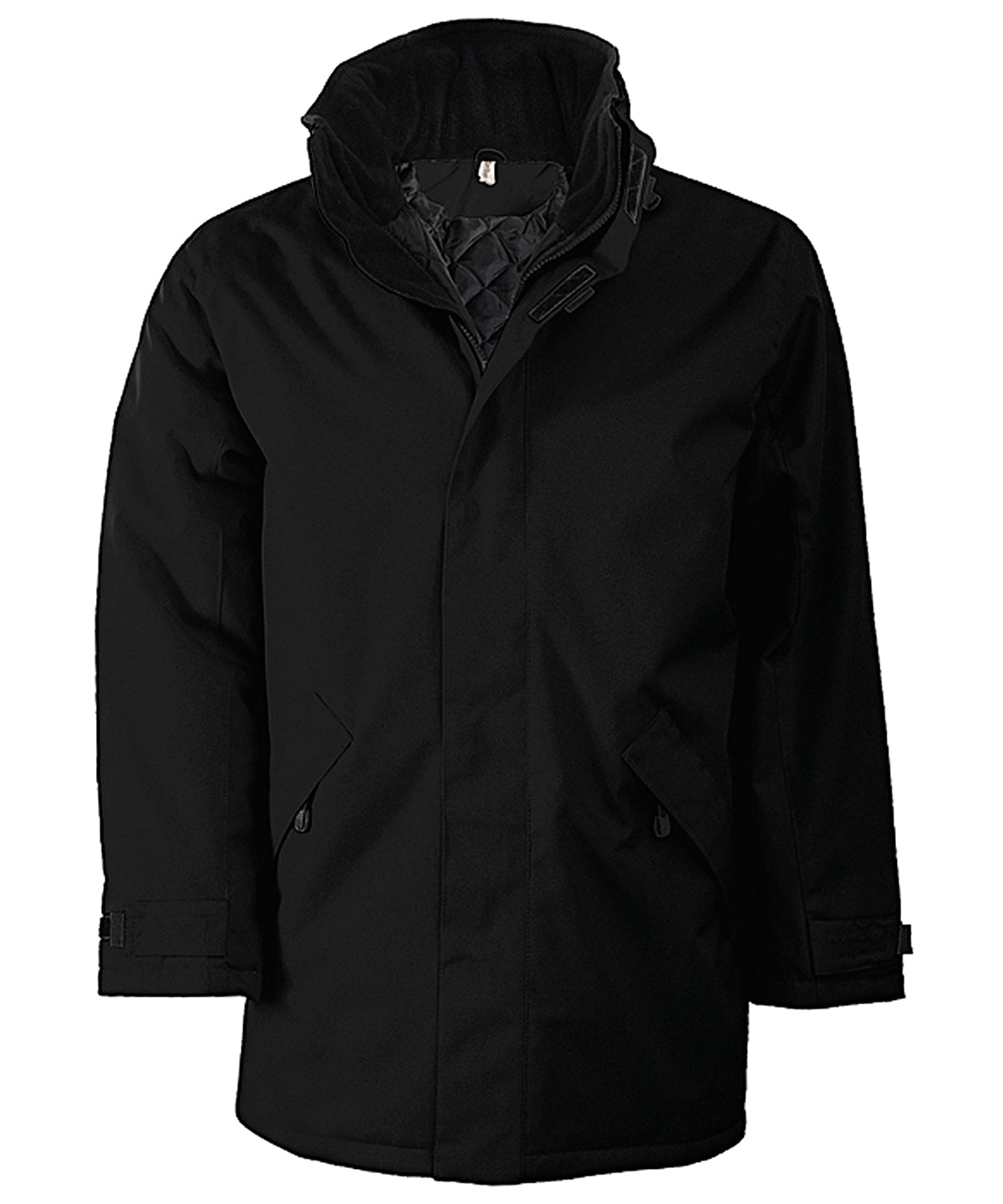 Kariban Quilted parka - Black/Black / XS - Jackets
