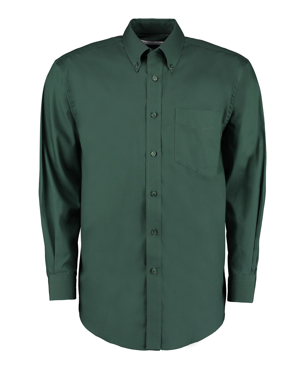 Kustom Kit Corporate Oxford shirt long-sleeved  Bottle Green