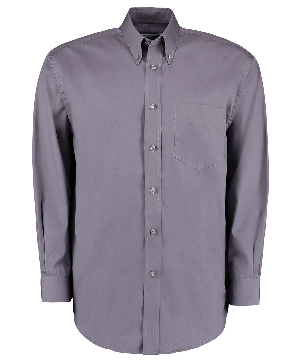 Kustom Kit Corporate Oxford shirt long-sleeved  Charcoal