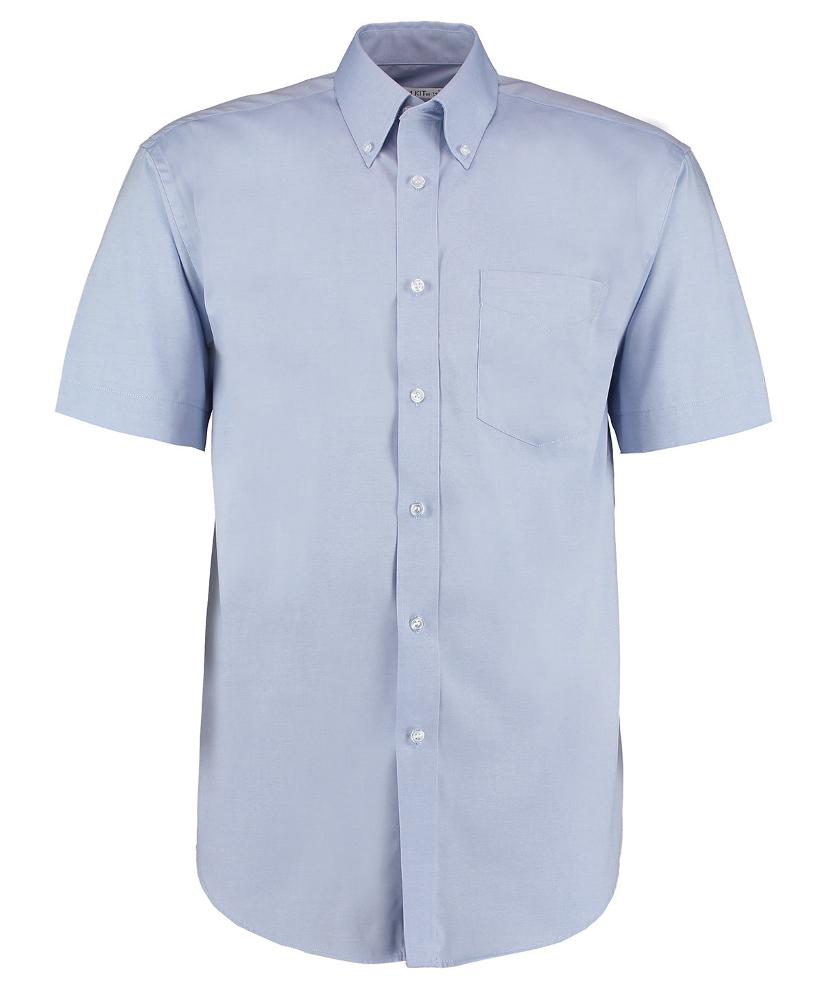 Kustom Kit Corporate Oxford shirt short-sleeved  Light Blue