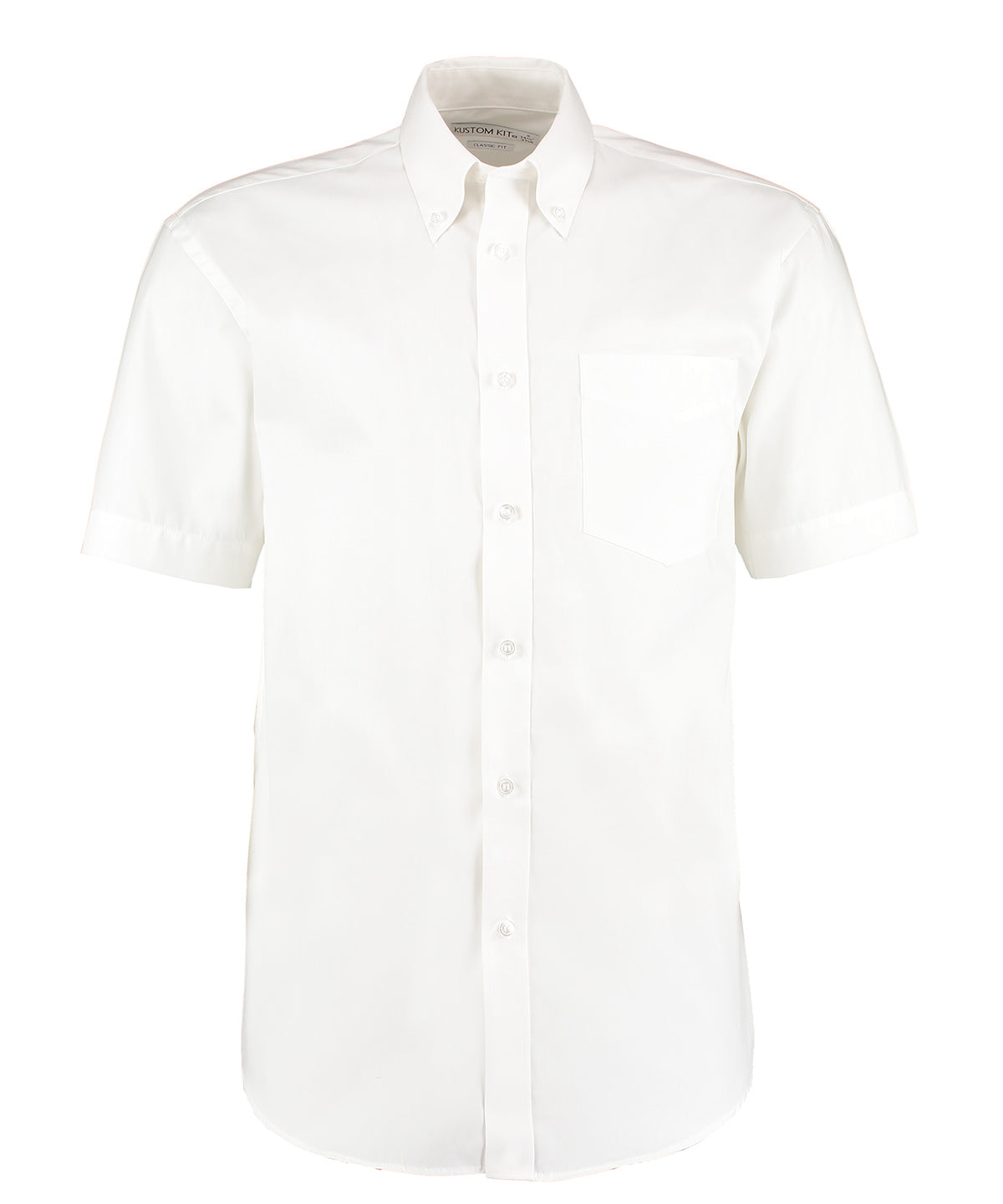 Kustom Kit Corporate Oxford shirt short-sleeved  White
