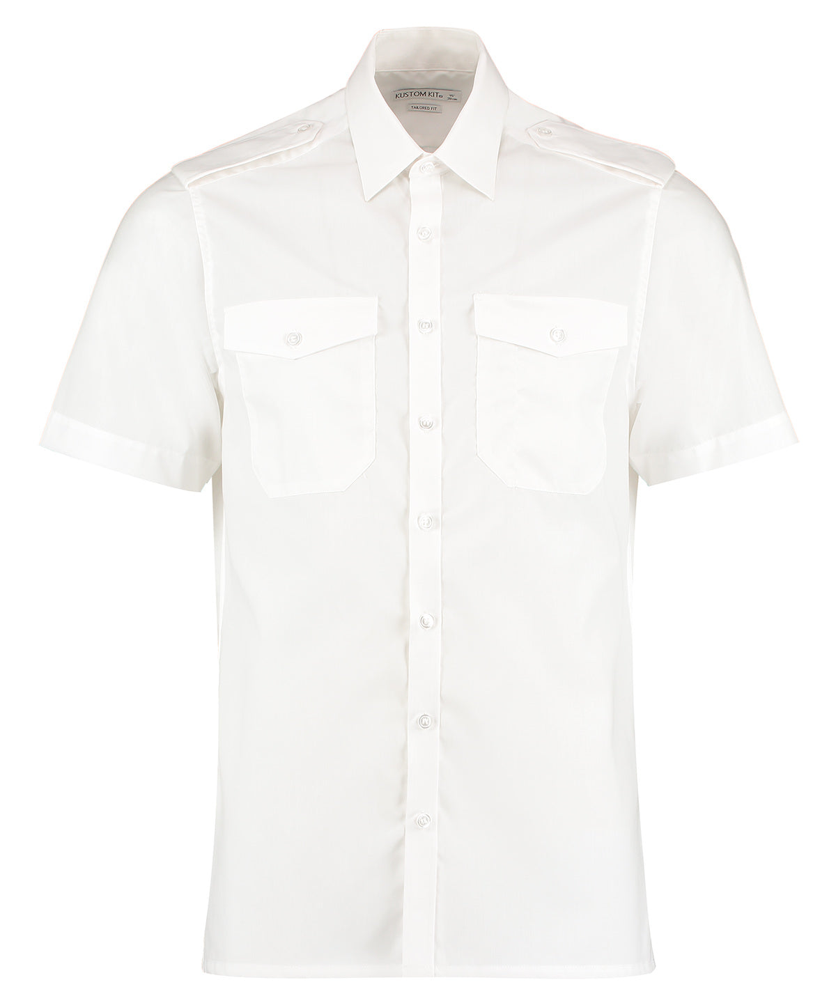 Kustom Kit Pilot shirt short-sleeved