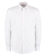 Kustom Kit Slim fit non-iron Oxford twill shirt long-sleeved