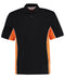 Kustom Kit Track polo Black/Orange/White