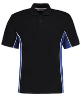 Kustom Kit Track polo Black/Royal/White - XXS - Polo Shirts