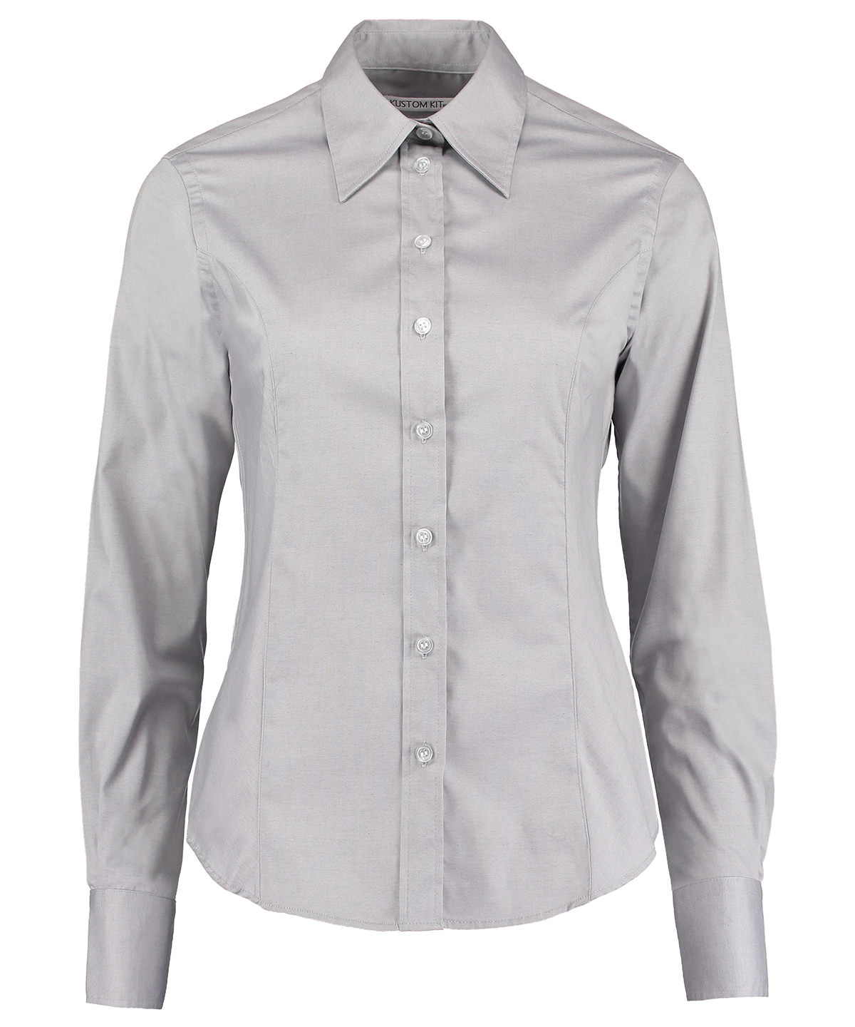 Kustom Kit Women's corporate Oxford blouse long-sleeved