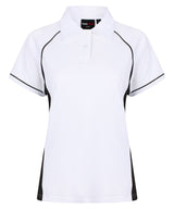 Finden & Hales Womens piped performance polo