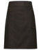 Premier Division waxed-look denim waist apron