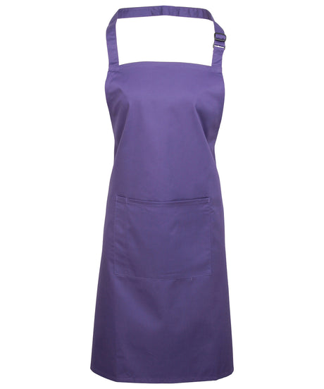 Premier Colours bib apron with pocket