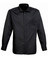 Premier Long sleeve poplin shirt Black - 14.5 - Shirts
