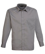 Premier Long sleeve poplin shirt Dark Grey - 14.5 - Shirts