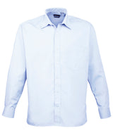 Premier Long sleeve poplin shirt Light Blue - 14.5 - Shirts