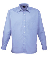 Premier Long sleeve poplin shirt Mid Blue - 14.5 - Shirts