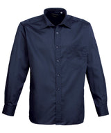 Premier Long sleeve poplin shirt Navy - 14.5 - Shirts
