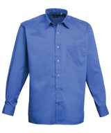 Premier Long sleeve poplin shirt Royal - 14.5 - Shirts
