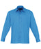 Premier Long sleeve poplin shirt Sapphire
