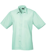 Premier Short sleeve poplin shirt Aqua - 14.5 - Shirts