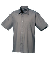 Premier Short sleeve poplin shirt Dark Grey - 14.5 - Shirts