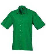 Premier Short sleeve poplin shirt Emerald - 14.5 - Shirts