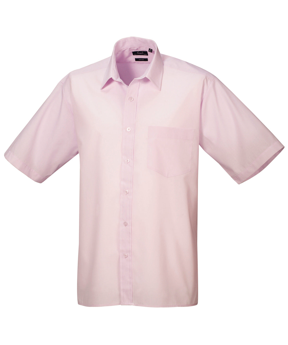 Premier Short sleeve poplin shirt Pink
