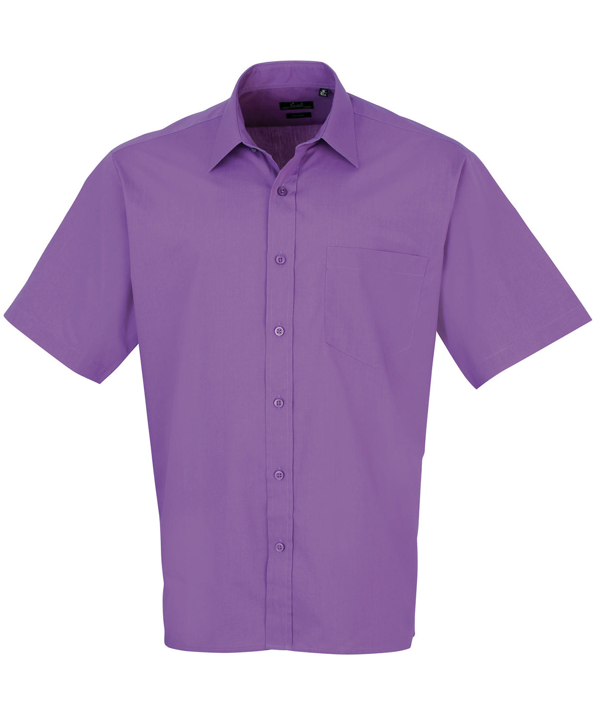 Premier Short sleeve poplin shirt Rich Violet