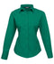 Premier Women's poplin long sleeve blouse Emerald