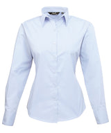 Premier Women’s poplin long sleeve blouse Light Blue - 6 - Blouses