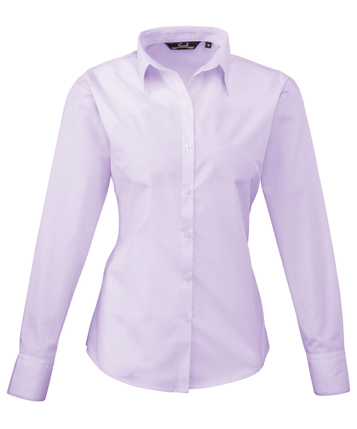 Premier Women's poplin long sleeve blouse Lilac