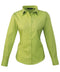 Premier Women's poplin long sleeve blouse Lime