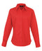 Premier Women's poplin long sleeve blouse Red