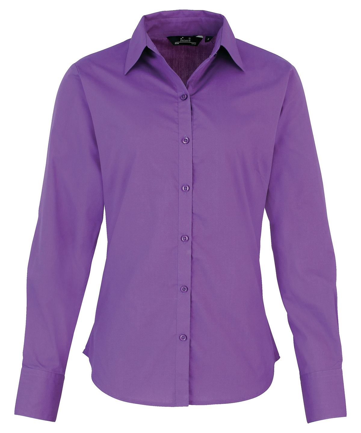 Premier Women's poplin long sleeve blouse Rich Violet