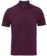 Premier Coolchecker piqué polo Aubergine - S - Polo Shirts
