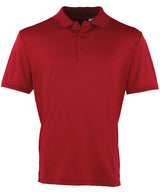 Premier Coolchecker piqué polo Burgundy - S - Polo Shirts