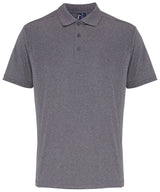 Premier Coolchecker piqué polo Grey Melange - S - Polo Shirts