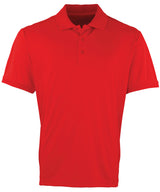 Premier Coolchecker piqué polo Red - S - Polo Shirts