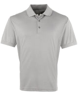 Premier Coolchecker piqué polo Silver - S - Polo Shirts