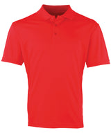 Premier Coolchecker piqué polo Strawberry Red - S - Polo Shirts