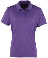 Premier Womens Coolchecker piqué polo Purple - XS - Polo Shirts