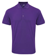 Premier Coolchecker plus piqué polo with CoolPlus Purple - S - Polo Shirts
